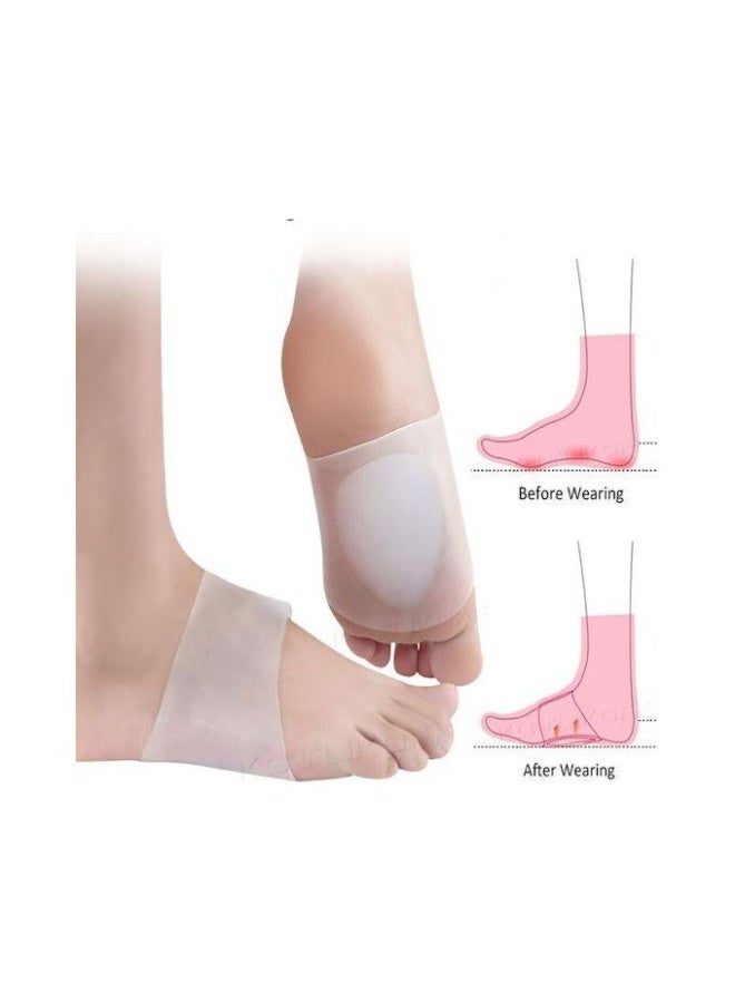 دعامة قوس القدم من السيليكون الطبي – تصميم مريح لتخفيف الألم وتحسين المشي - Image 1